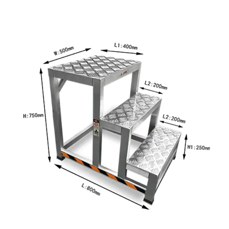Inventory 4 Step Platform Removable Stairs Industrial Platform Ladder