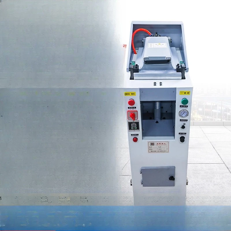 Shoe cover type air pressure pressing machine, shoe outsole repair and replacement, compression and setting, bottom