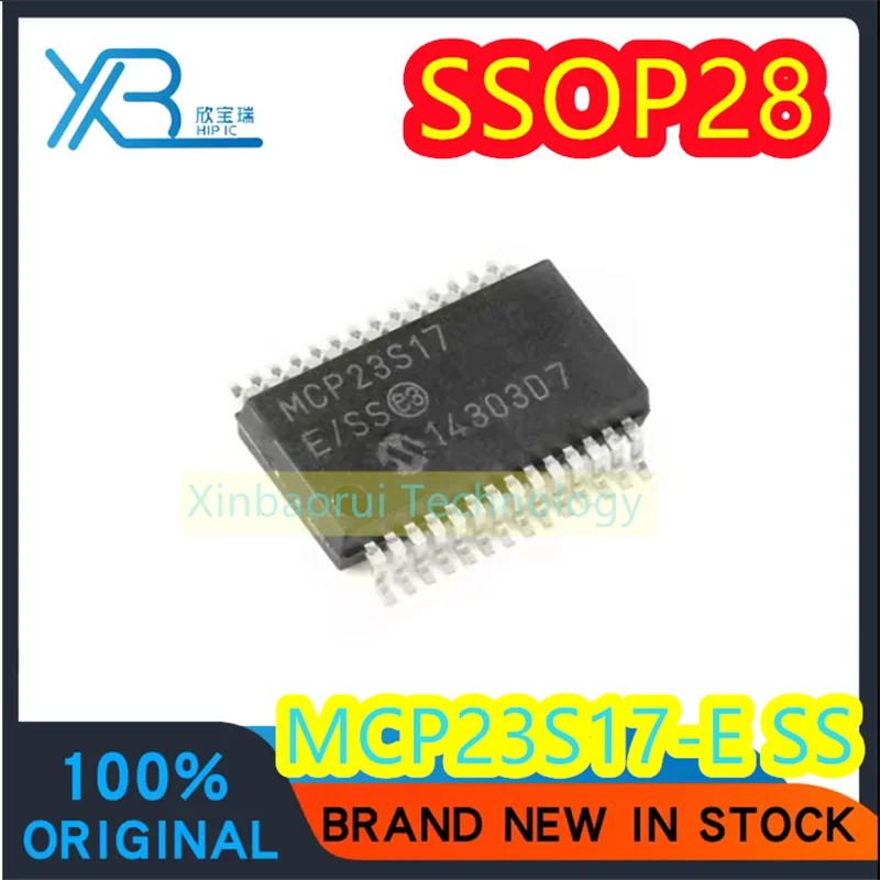 

(5/20pieces) MCP23S17-E/SS MCP23S17 SMD SSOP-28 Semiconductor Interface I/O Expander Chip New Original Electronics Spot