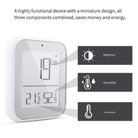 N01R-Smart Bluetooth Mesh Light Brightness Control Thermometer Temperature Humidity Detector Sensor Via Tuya App