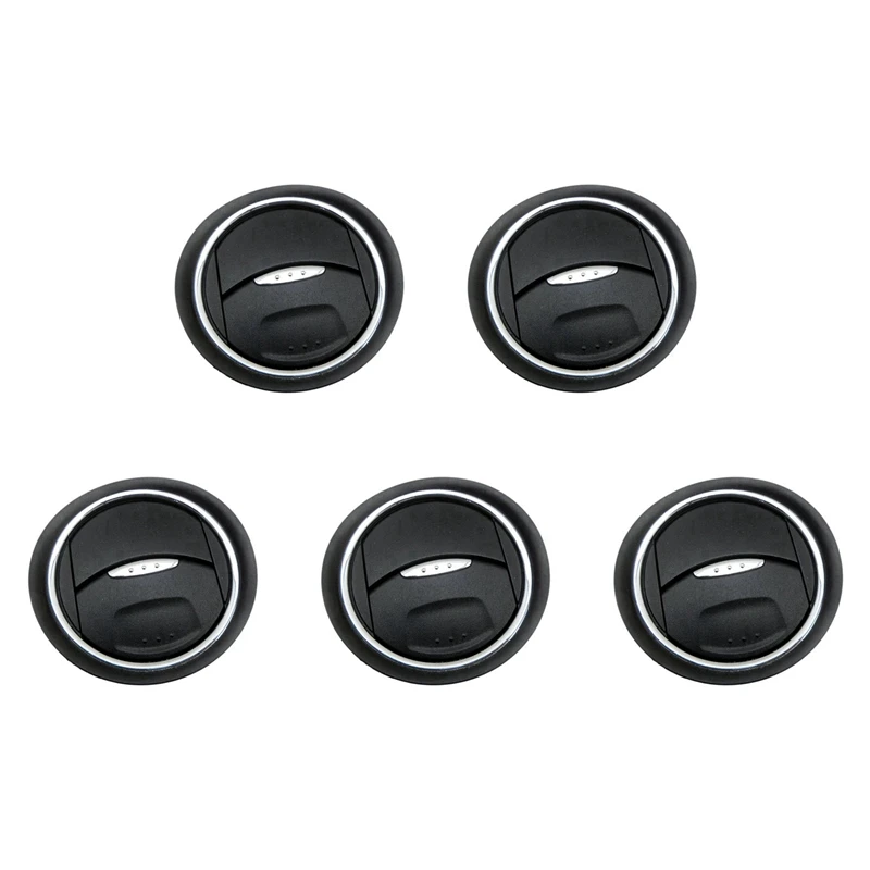 

5X Dashboard Air Vent Round Air Conditioning Air Outlet Grille For Ford Mondeo Galaxy S-Max 6M21U018B09ADW-A82M