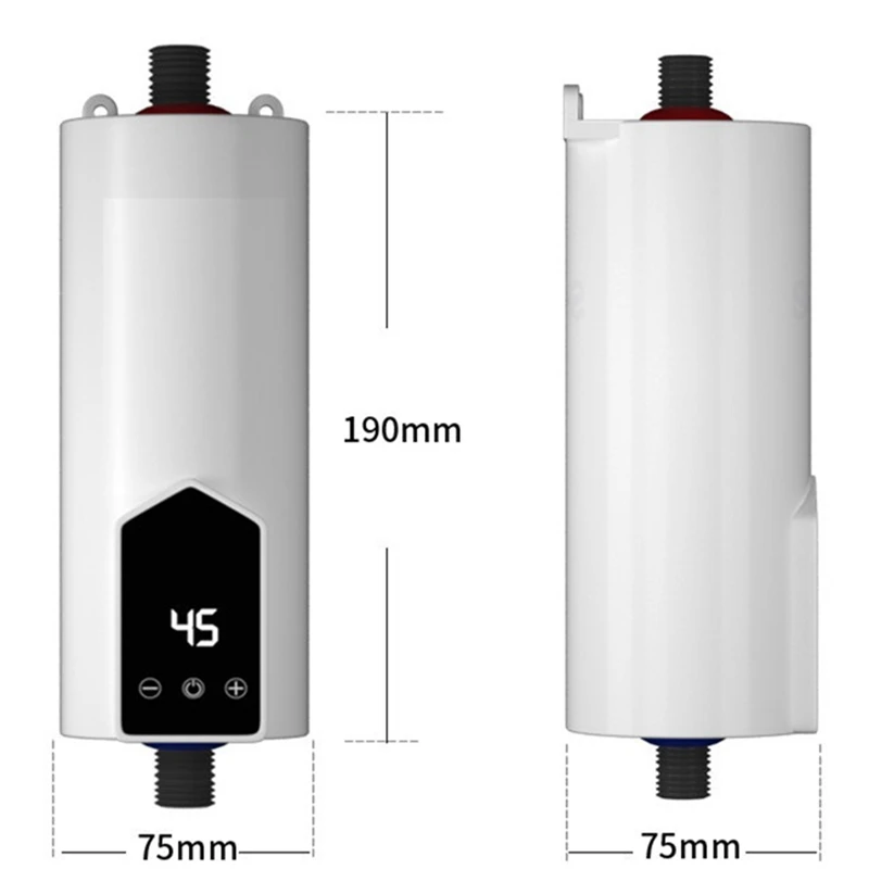 1 Set Tankless Water Heater Faucet That Is Hot And Fast Hot-Connected Small Kitchen Treasure Tap Water Heater 5500W EU Plug