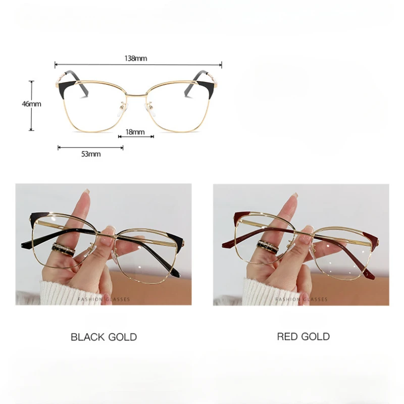 Retro Dame Cat Eye Bril Frame Anti Blauw Licht Meekleurende Bril Computer Bril Vrouwen Brillen Clear Lens Gafas Mujer