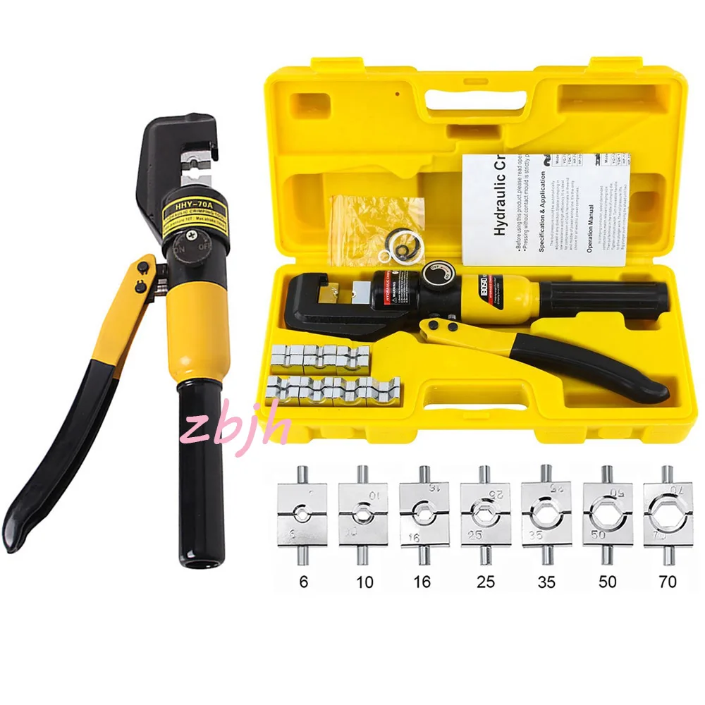 

Hydraulic Crimping Tool Hydraulic Crimping Plier Hydraulic Compression Tools YQK-70 Range 4-70mm Pressure 6T