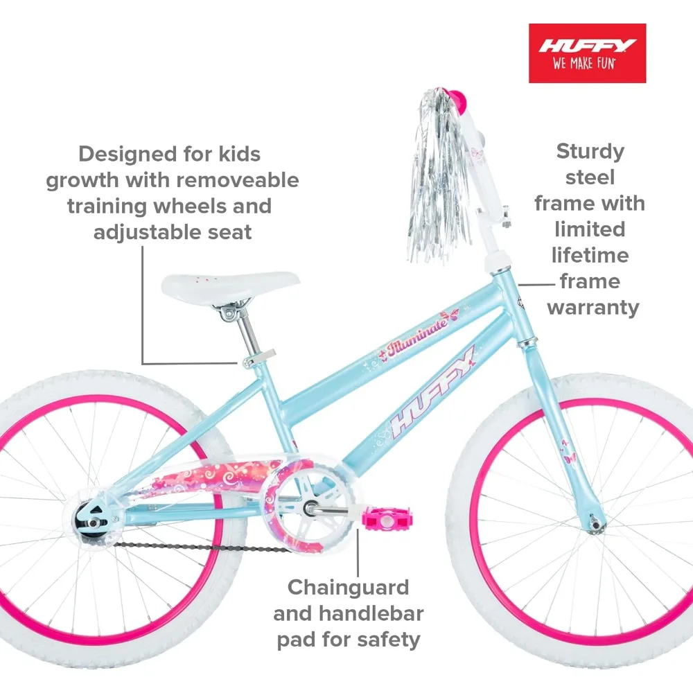 Illuminate Bike for Girls, 12