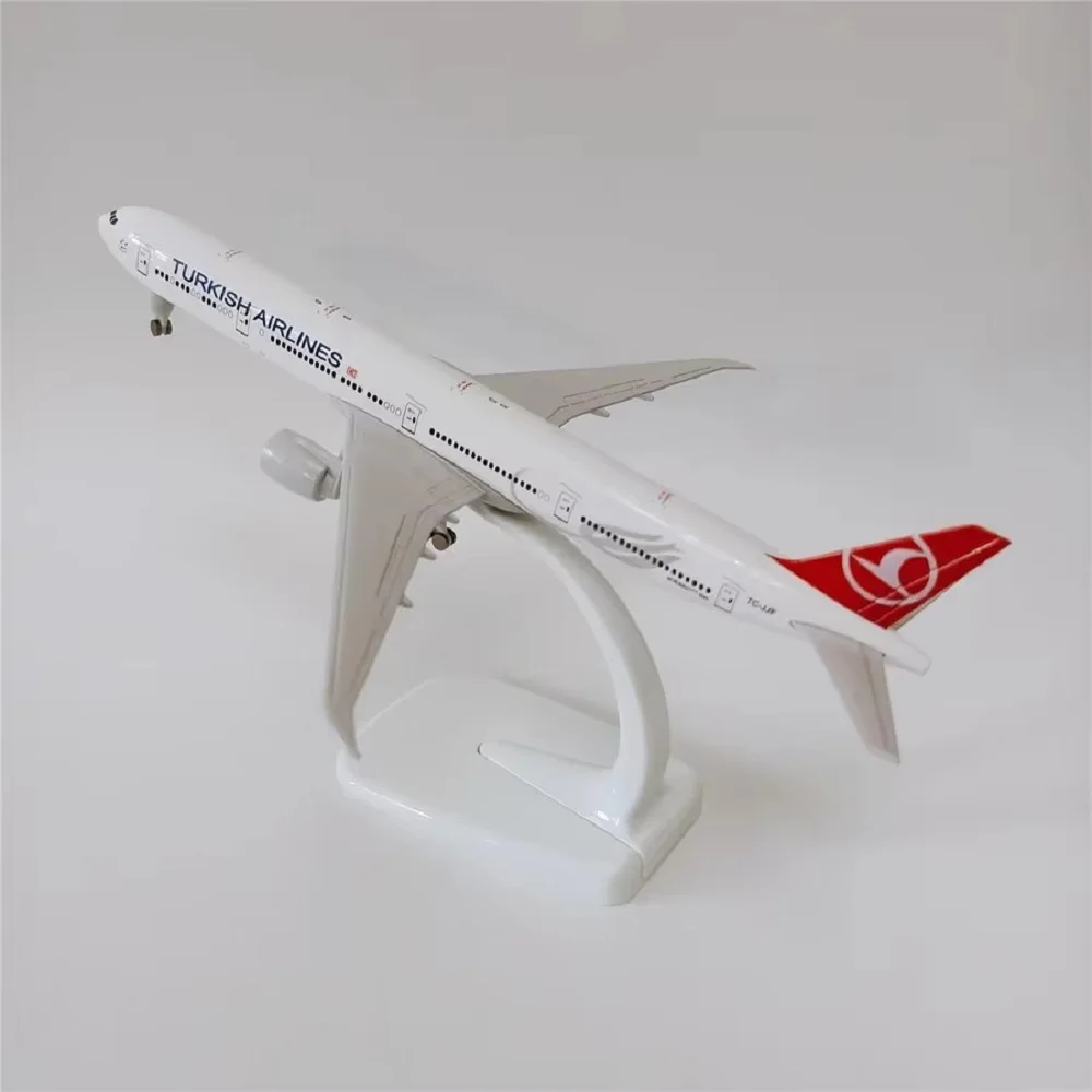 B777 الخطوط الجوية التركية 20 سنتيمتر لعبة الطائرة للأطفال مقياس معدني الطائرات 1/400 نموذج طائرات طائرة مصغرة جمع هدية