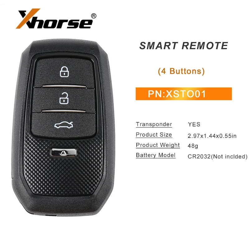 Globalny Xhorse narzędzie vvdi XSTO01EN uniwersalny VVDI XM38 inteligentny brelok dla Toyota 4D 8A 4A obsługa chipów 312 314 315 434 generowania