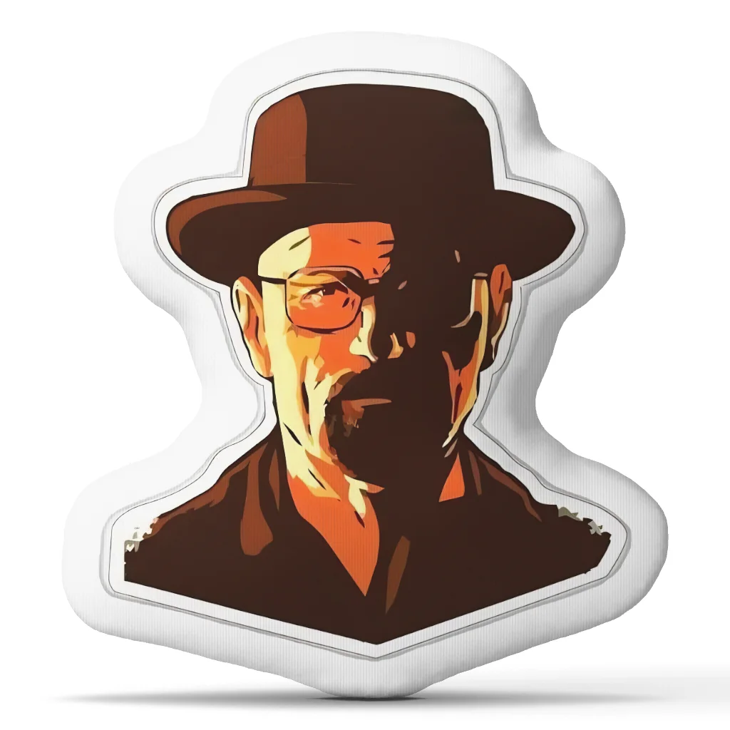 Breaking Bad Walter White Funny Pillow Cushion Irregular Stuffed Throw Pillow Home Decor Gift Sofa Bed