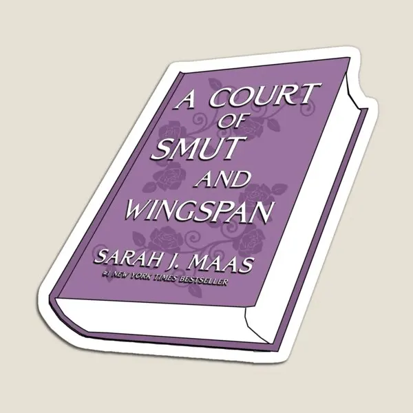 Acotar A Court Of Smut And Wingspan Book  Magnet Kids Funny Home Children Toy Stickers Magnetic Cute Refrigerator Holder Baby