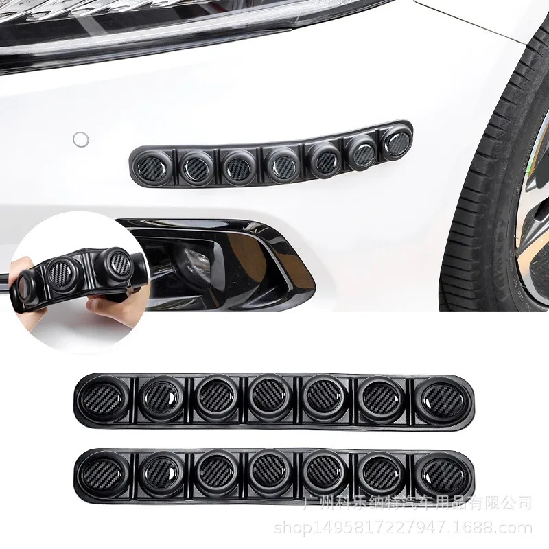

Thickened Car Bumper Protector Black Auto Door Body Front Rear Bumpers Anti-Scratch Anti-collision Protection Strips Sticker