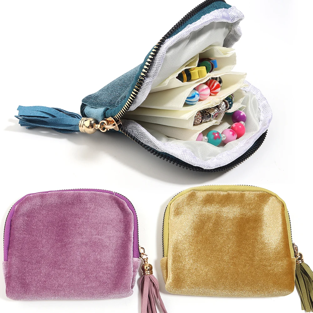Bolsa de veludo requintada par - Travel Accessories Jewelry avaliação e preço