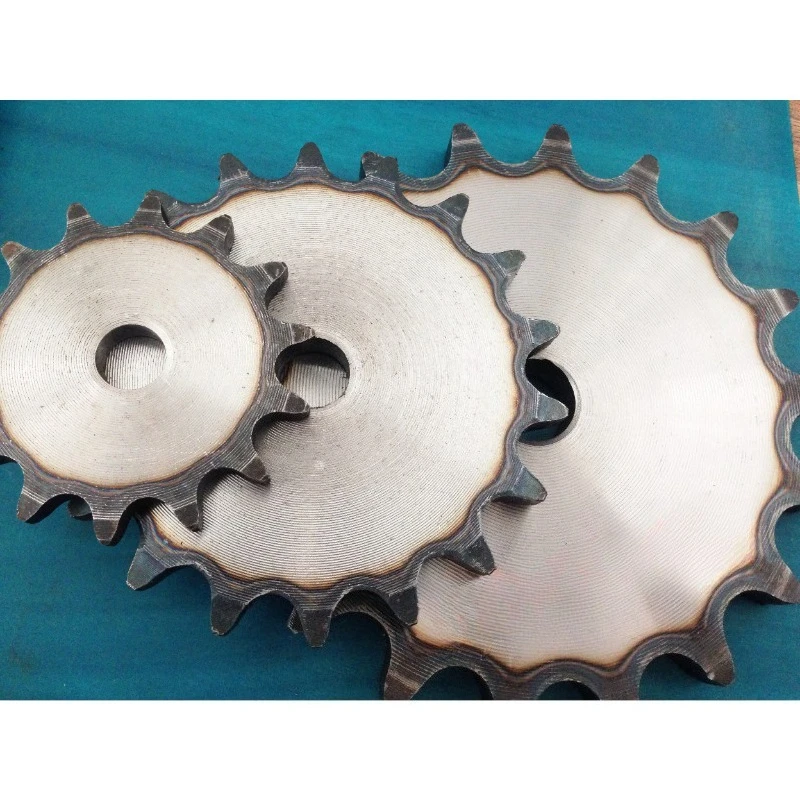 16A 10T~18 Teeth Flat Sprocket/Convex Sprocket Plates Hardened Teeth Carbon Steel Agricultural/Industrial Drive Wheel Gear