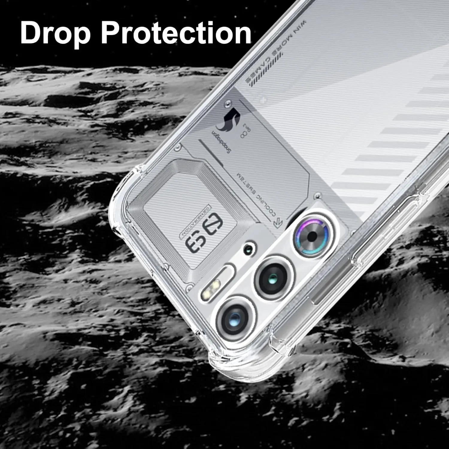 وسادة هوائية مضادة للصدمات من EUCAGR حافظة هاتف حماية كاملة لهاتف ZTE Nubia Red Magic 10 Air RedMagic 10 Pro غطاء شل Fundas Capa Coque