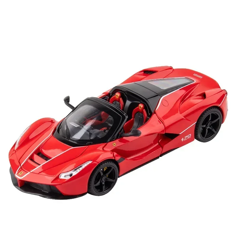 Simulation 1:22 Convertible Ferrari Rafa Alloy Diecast Car Model Collection Metal Model Decoration Toy Car Kids Gifts