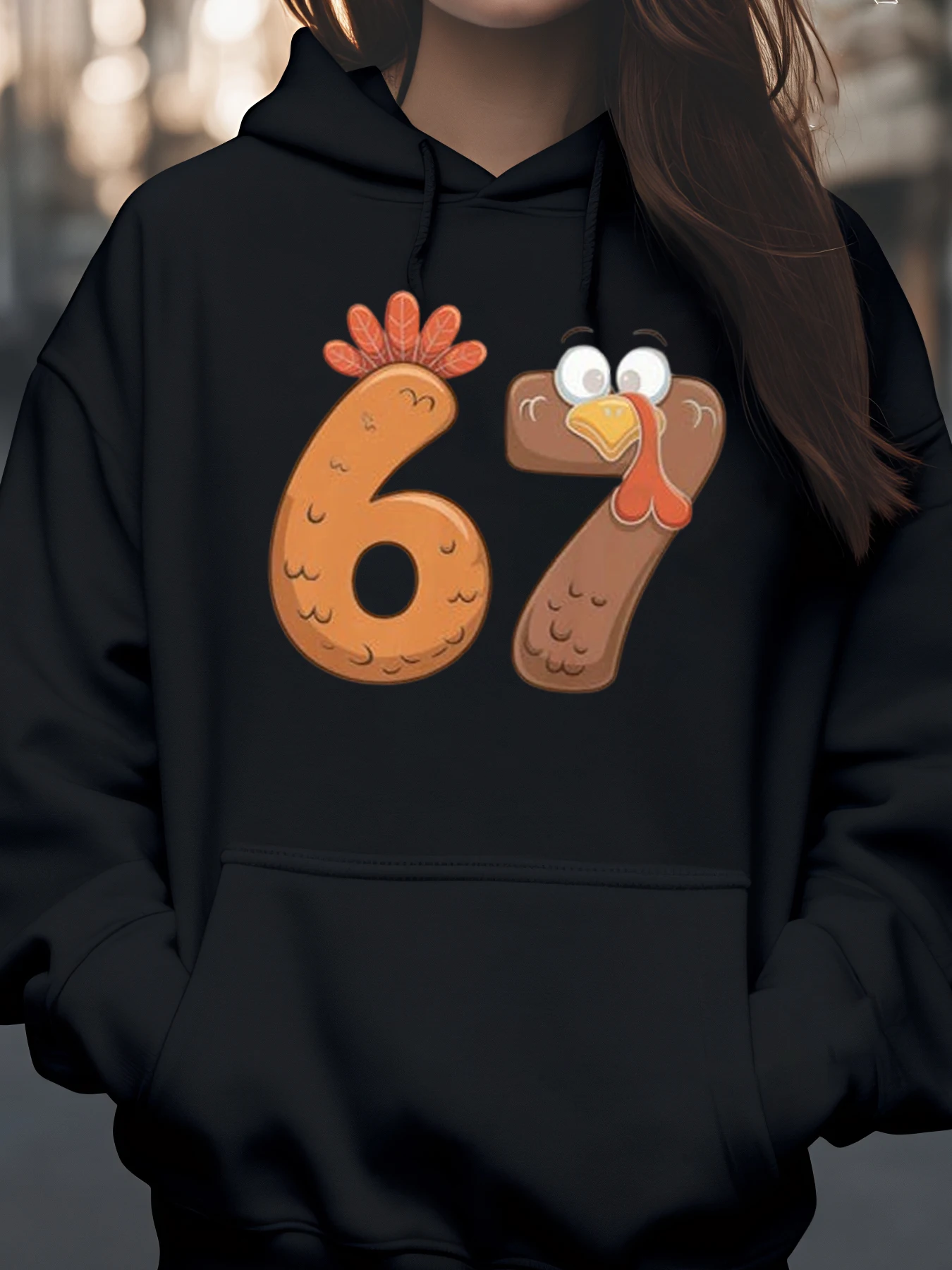 

Толстовка с капюшоном на День Благодарения и принтом индейки, номер 67, повседневная одежда для женщин и мужчин