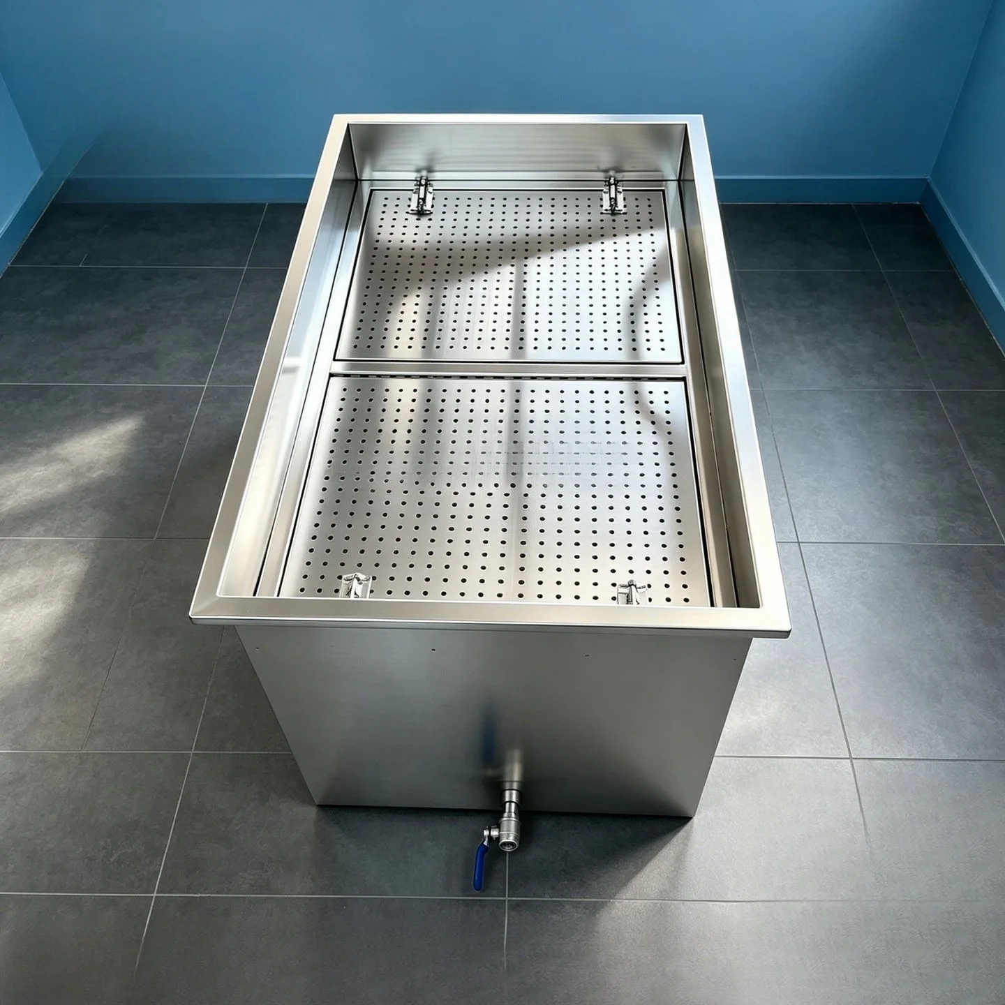 Extra thick 304 stainless steel thawing filtration sorting integrated stainless steel soaking pool labor-saving kitchen commerci