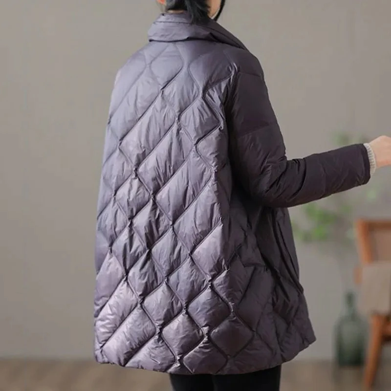 2023 Winter neue koreanische Frauen warme Jacke Parkas Daunen Baumwoll mantel Stehkragen Parka verdicken lässige weibliche Outwear Mantel