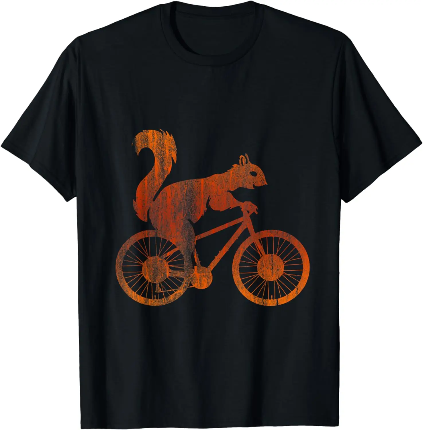 Squirrel Riding A Bicycle Vintage Bike Squirrel T-Shirt