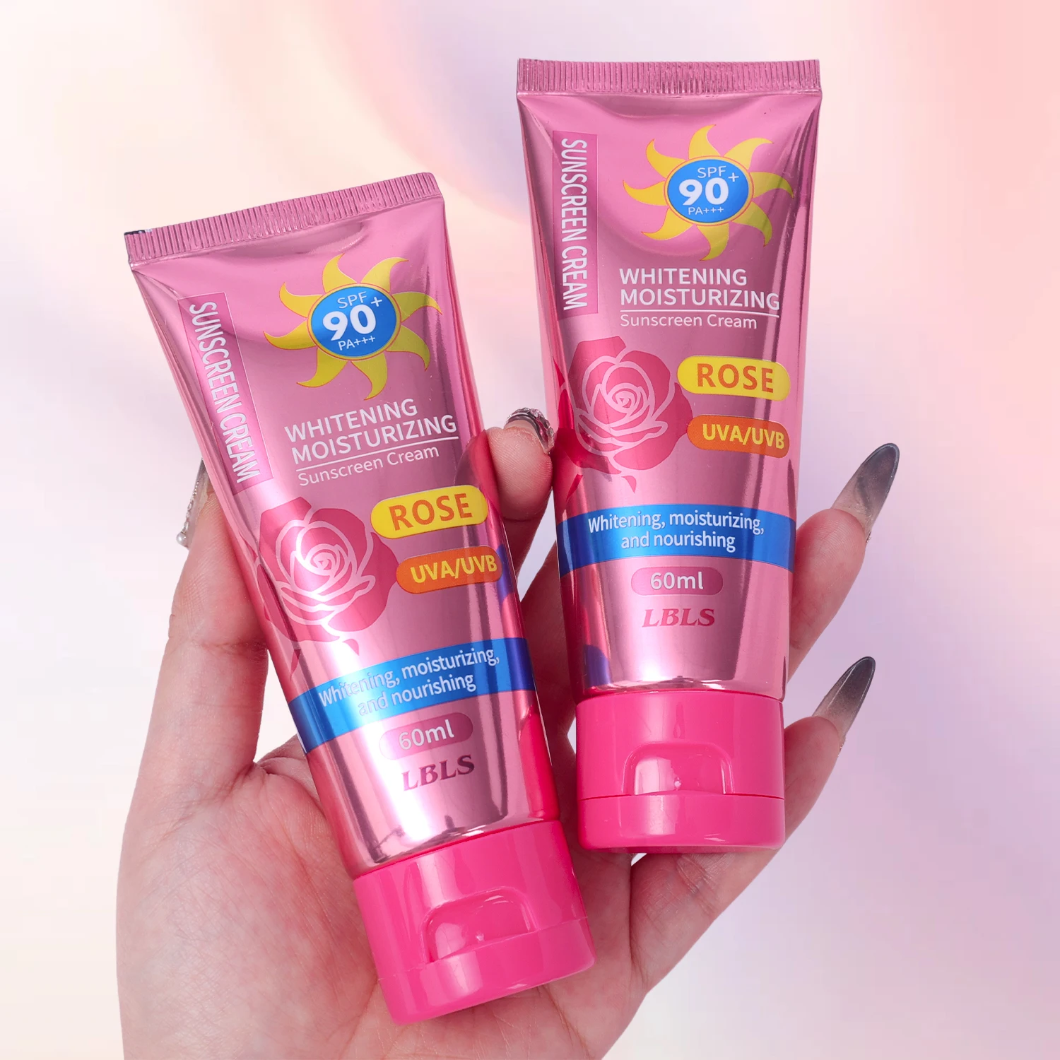 Sunscreen SPF90+ UV Radiation Protection Lsolation Moisturizing Brighten Face Body Arm Thighs Sunblock Skin Care Sunscreen Cream