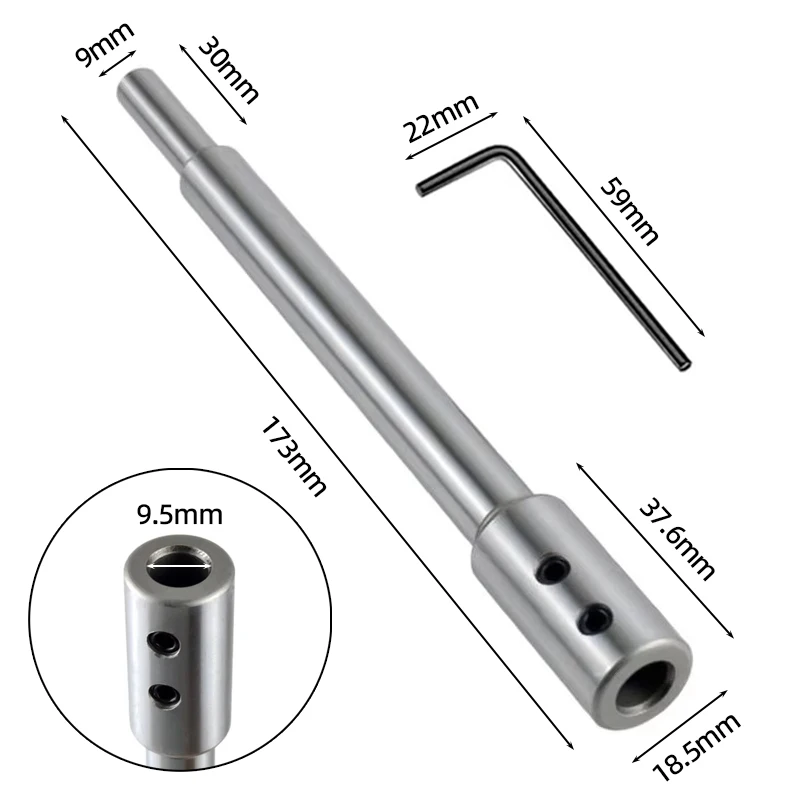 Drill Bit Extension Connecting Rod 150/300mm 1/4” Hex Shank Screwdriver Bit Holder Extension Bars Extender Electric Drill Tools