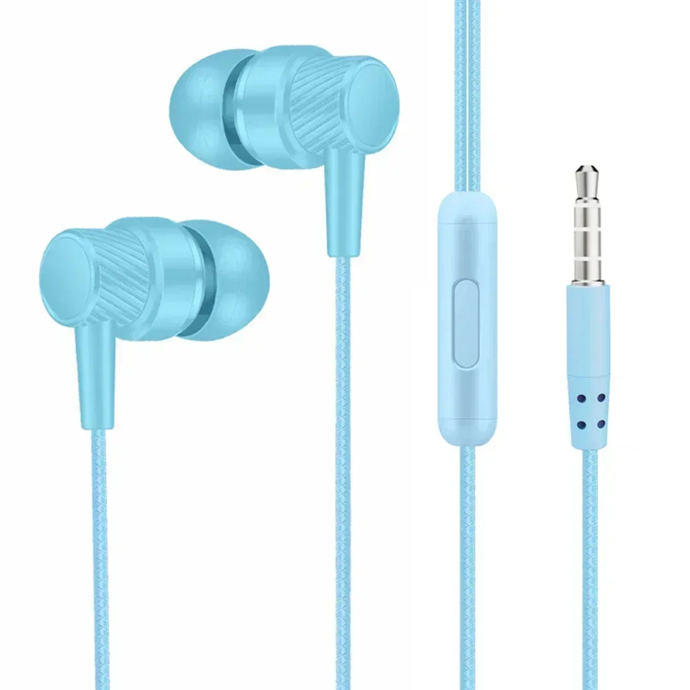 Immerse Yourself in Music High Definition Wired Headphones with Deep Bass Noise Canceling Portable and Stylish