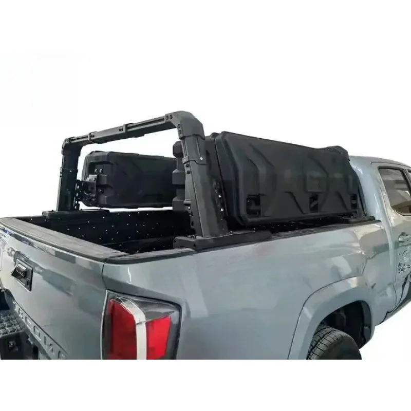 High Quality Pickup Truck Roll Bar With Storage Box 130L Side Boxes Combined Version