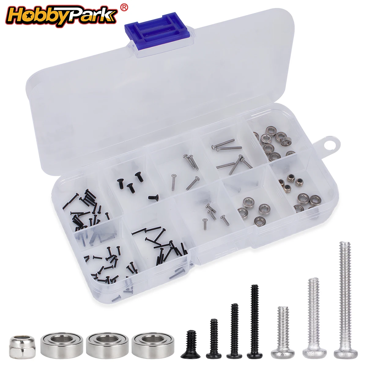 HobbyPark Screw Set for 1/30 Axial SCX30 Crawler 1/32 Redcat Ascent-32 Hardware Screws Kit