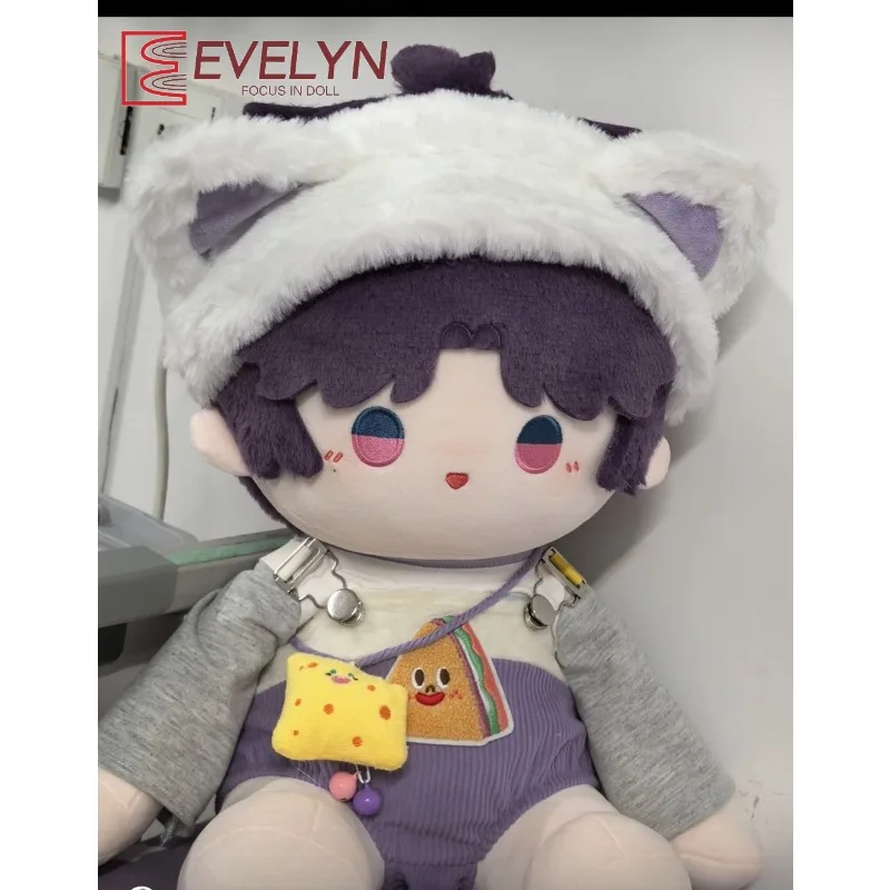 

Evelyn 40CM Cotton Doll Clothes Plush Stuffed Toy Clothes Overalls Dress Up Game Replaceable Clothing Gift Love and Deepspace