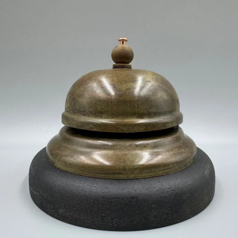 Vintage Bar Bell Ring Bell Collection Ornament Bell Summoning Bell Copper Bell Home Craft Ornament