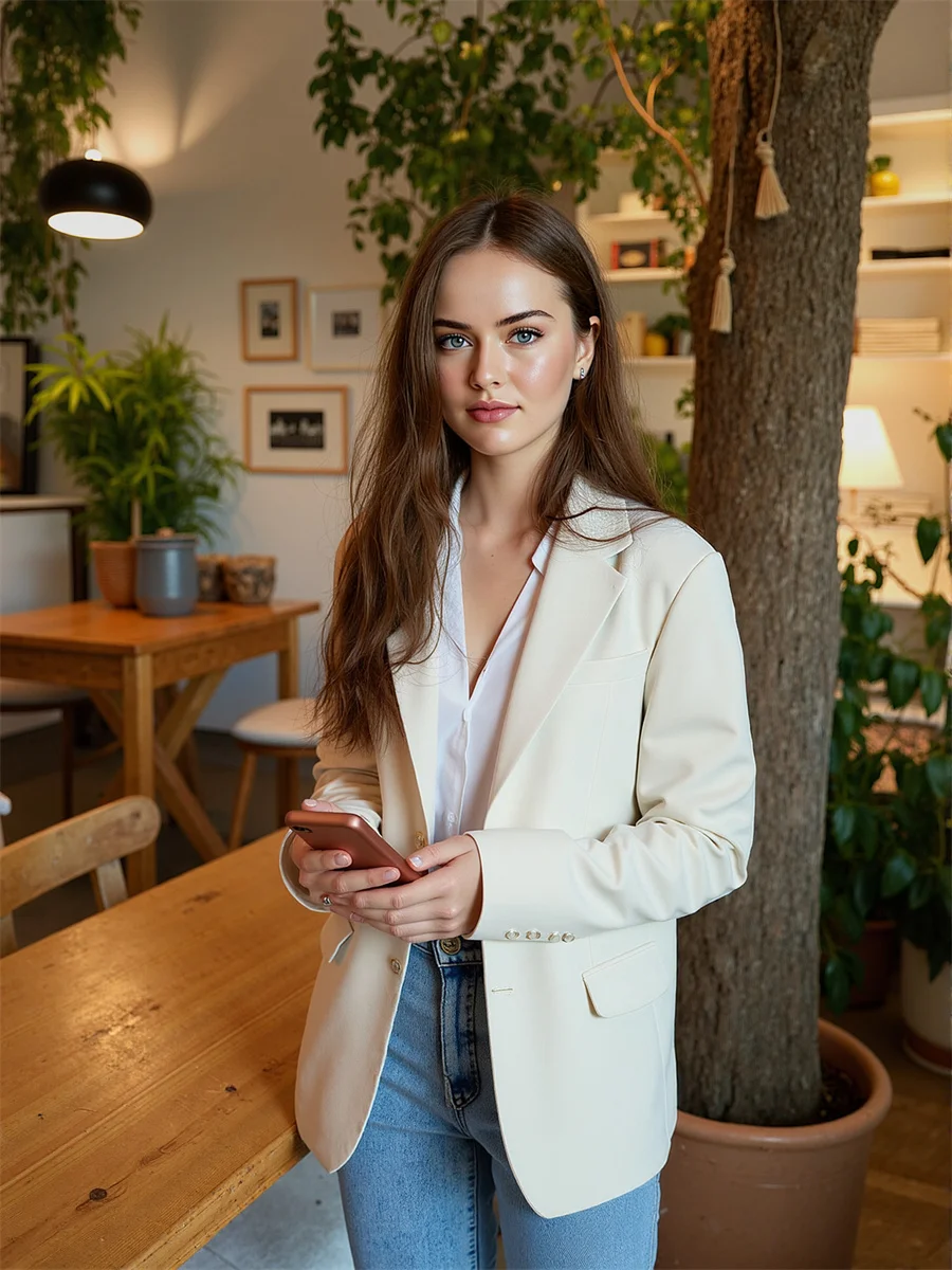 

Черный женский пиджак с отложным воротником для праздников, встреч, шнурок против морщин, уютный, расслабленный, без воротника, уменьшение акварели