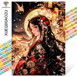 New Japanese Anime Girl Diamond Painting Cartoon Full Diamond Embroidery Mosaic Cross Stitch DIY Hobbies Art Home Decor Gifts