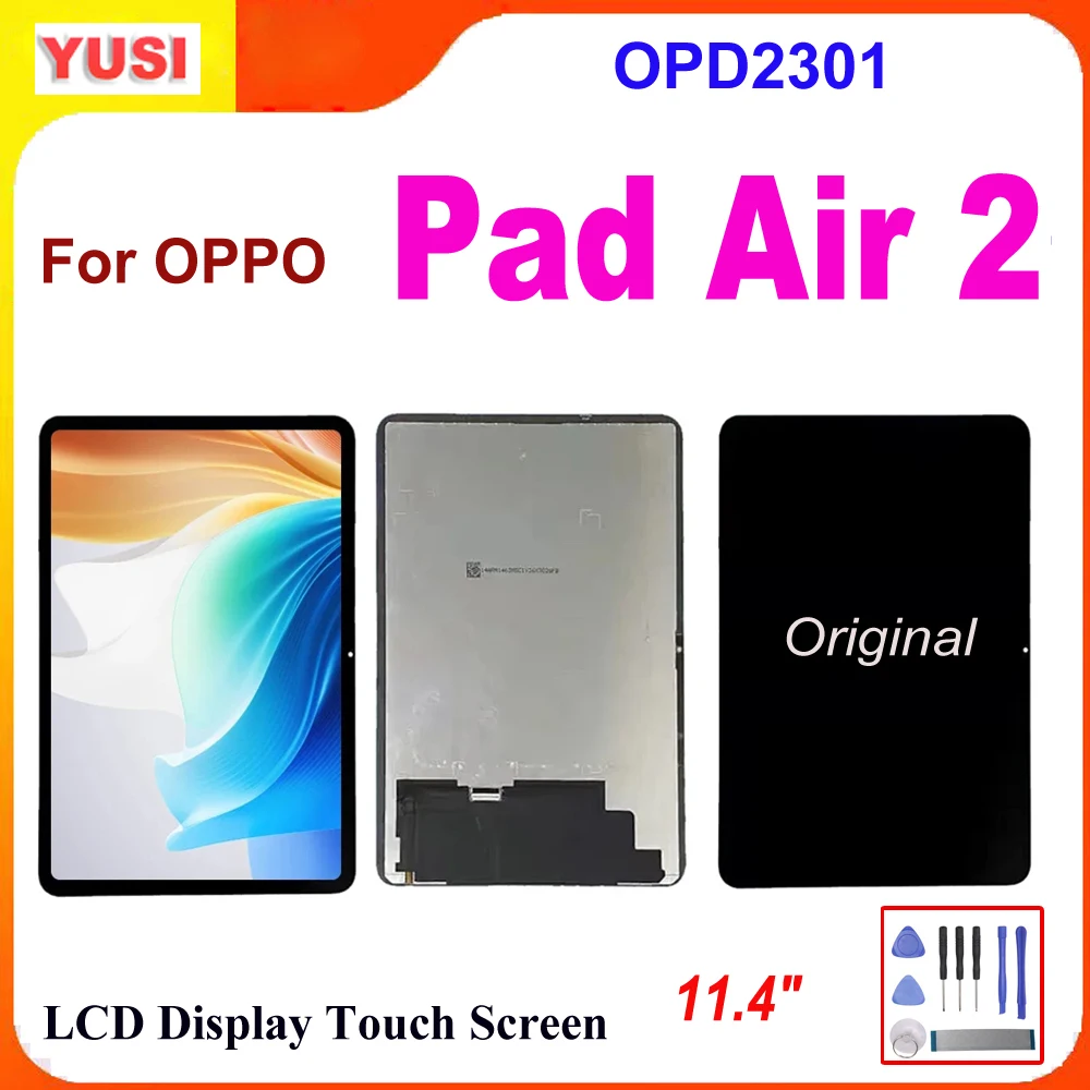 

Оригинальный ЖК-дисплей 11,4 дюйма для OPPO Pad Air 2 Air2 OPD2301 OPD 2301, сенсорный экран в сборе для Oppo Pad Air 2, замена ЖК-дисплея