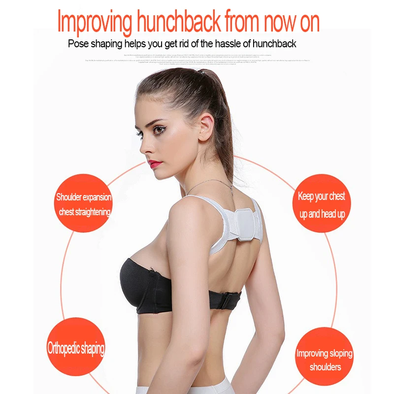 adjustable posture corrector Protecting the spine Open shoulder and beautiful back belt  back posture corrector wear  back pain