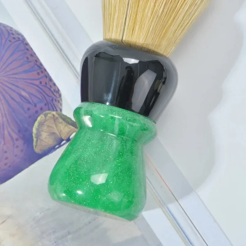 YAQI 24MM Green Viper Boar Bristle Handle Shaving Brush For Mens Wet Shaving Fashion High Quality Soft Shaving Brush New