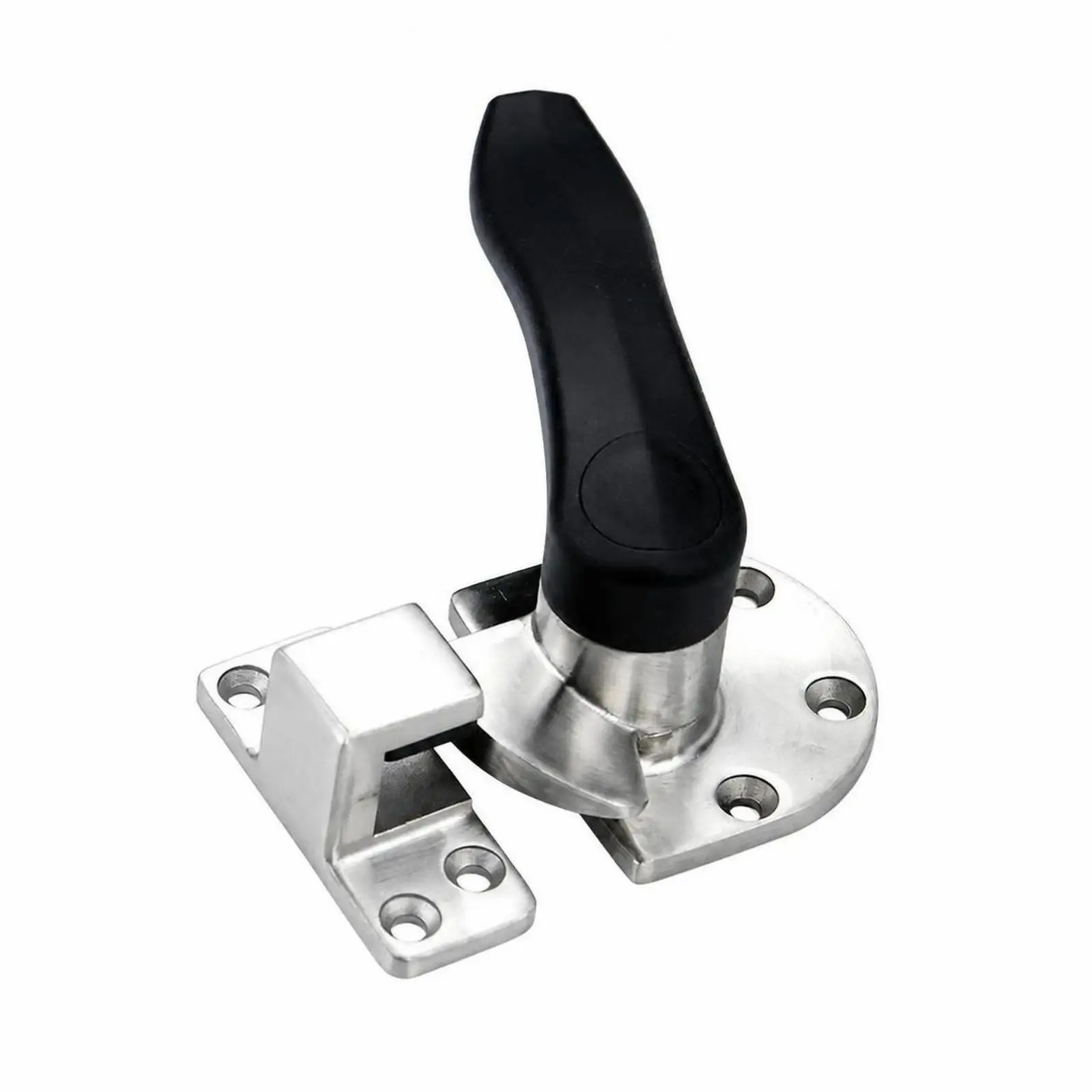 Low Profile Cabinet Latch Handle for Heavy Oven Door with Countersunk Screw Holes
