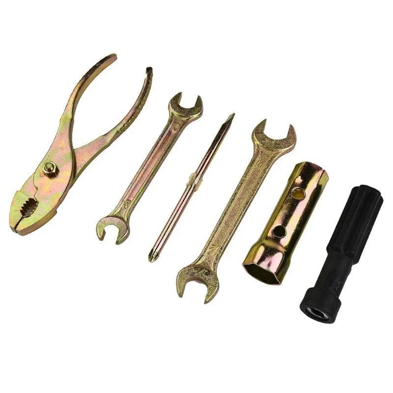 1 Set Universal Motorcycle Repair Tool Motorbike Spark Plug Wrench Screwdriver Sleeve Pliers Wrench Socket Tool view 4