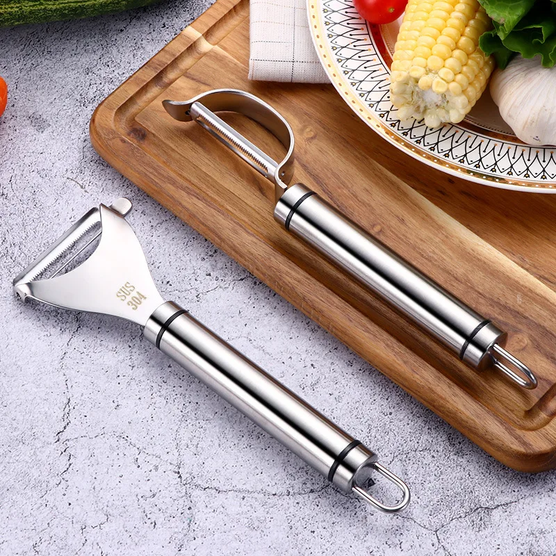 

1pc Fruit Vegetable Peeler 304 Stainless Steel Apple Potato Carrot Peeler Household Kitchen Gadgets