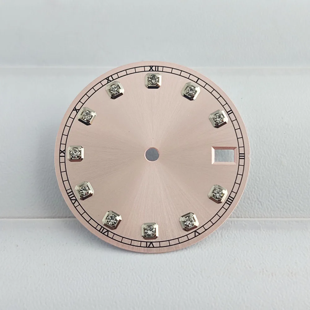 علبة ساعة ميكانيكية للحركة للرجال ، إكسسوارات ساعة ، شعار جوهرة ، مخصصة لـ NH35 ، NH36 ، NH35 ، NH36