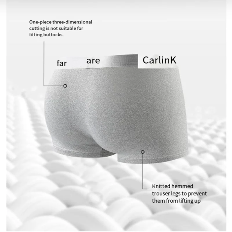 Men's underwear boxers cotton crotch sexy breathable boxers.