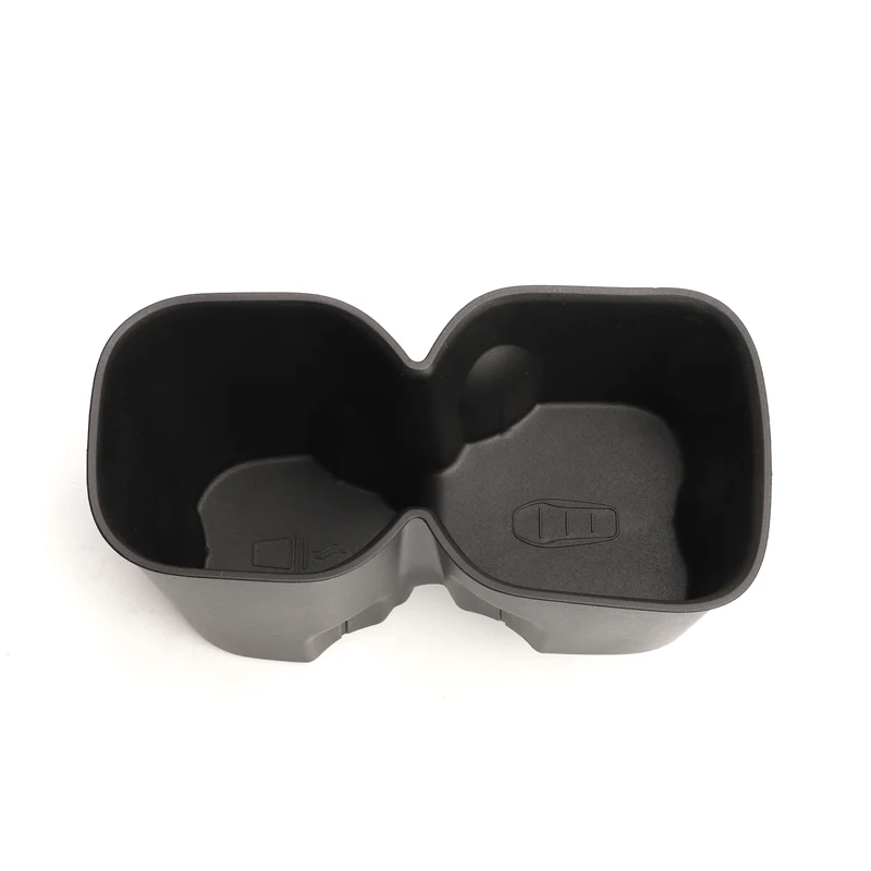 For BYD Seagull 2023-2024 Cup Holder Storage Box Shock-Absorbing Central Armrest Cup Tray TPE Tidying