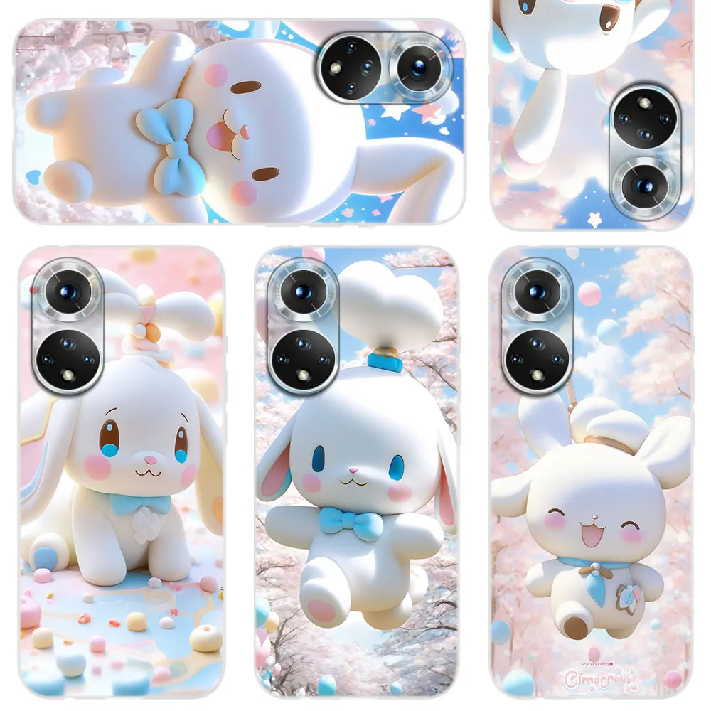 Silicone Soft Phone Case For Huawei P50 P40 P30 P20 Pro Lite E P10 P Smart Z 2021 2019 2020 Cover Cinnamoroll