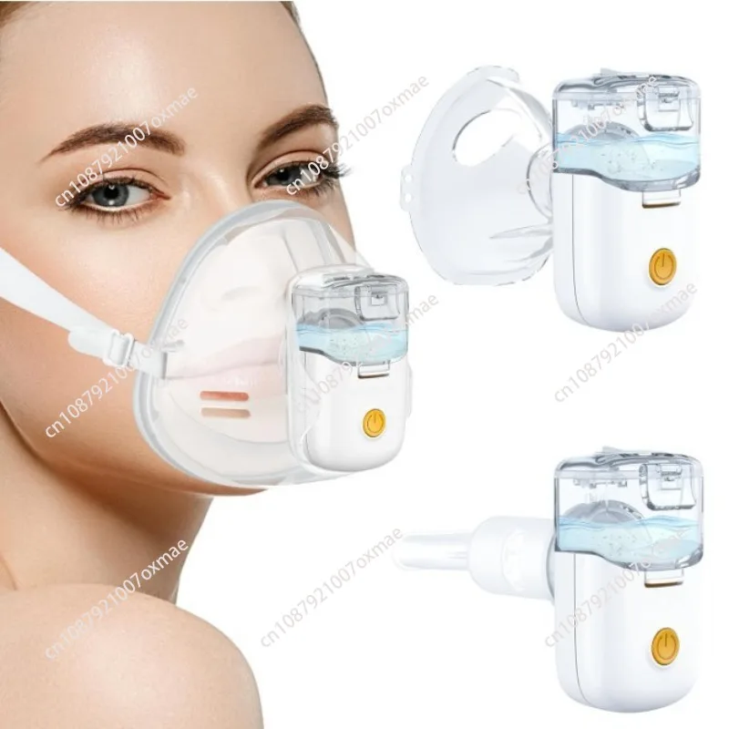 Nebulizer, Ultrasonic Portable Micro-mesh Nebulizer, Handheld Mask, Adult and Child Nebulizer