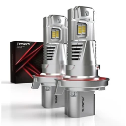 2x High Power 9008 H13 LED Headlight Mini Size Headlamp 30000LM 6000K Car Lamps Super Bright 100W High Low Car Headlight Bulbs
