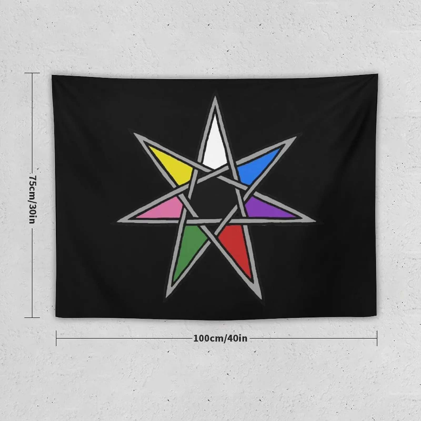 Heptagram Tapestry Aesthetic Room Decoration Decoration Home On The Wall Tapestry