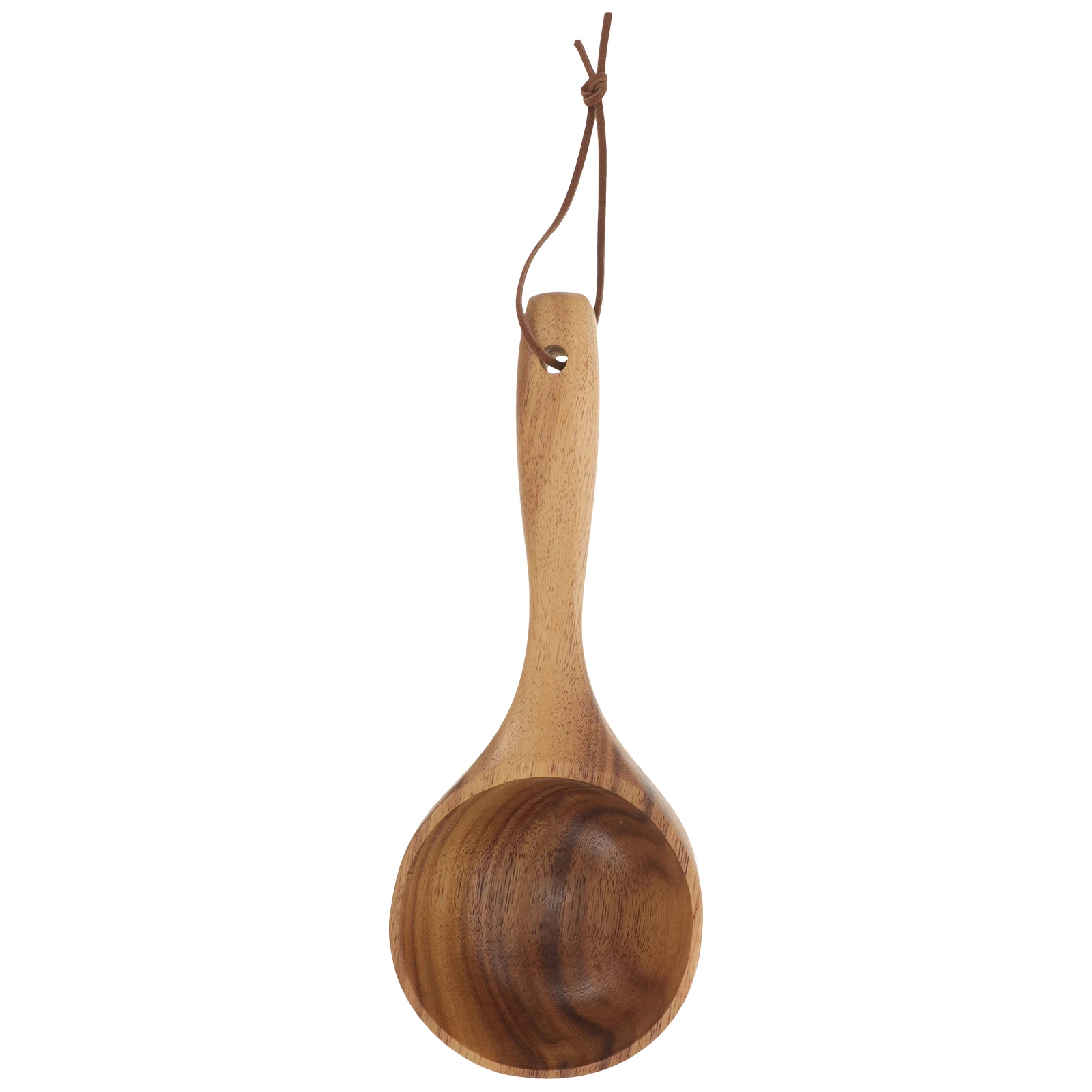 

Bathing Water Scoop Ergonomic Wood Ladle Curved Handle Shower Bath Sauna Household Water Dipper Spoon Kitchen Gadgets