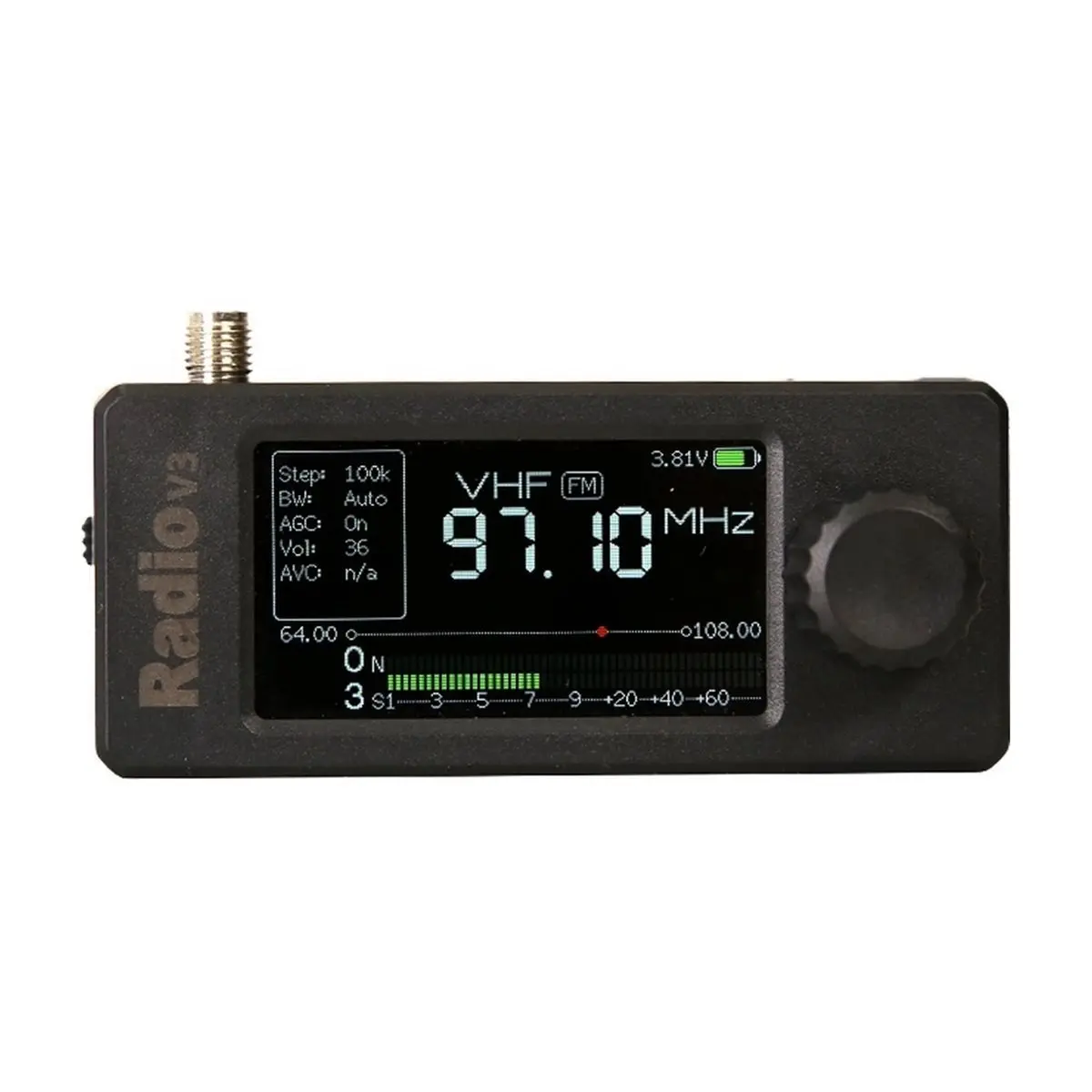 update. ATS Mini V3 SI4732 Mini Radio Pocket Radio LSB USB AM FM ESP32-S3 All Band Radio Receiver Hi-Z Headphone Amplifier view 2