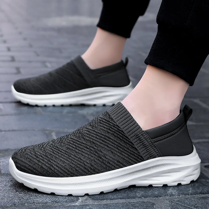 

Men's Shoes Comfortable Casual Sneakers Lightweight Summer Soft Wide Toe Sneakers for Male Fashion Non-slip Flat Socks Shoes