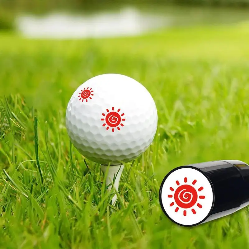 Cap bola Golf portabel dan dapat digunakan kembali, penanda identitas Bola Golf Shamrock cap aksesoris Golf untuk pemula