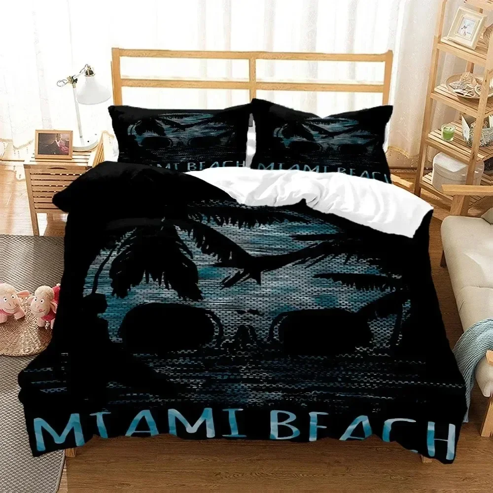 Mysterious Black Skeleton 3D NEW Duvet Cover Pillowcase Bedding Set Adult Boy Girl Bedroom Decoration Single Double Large