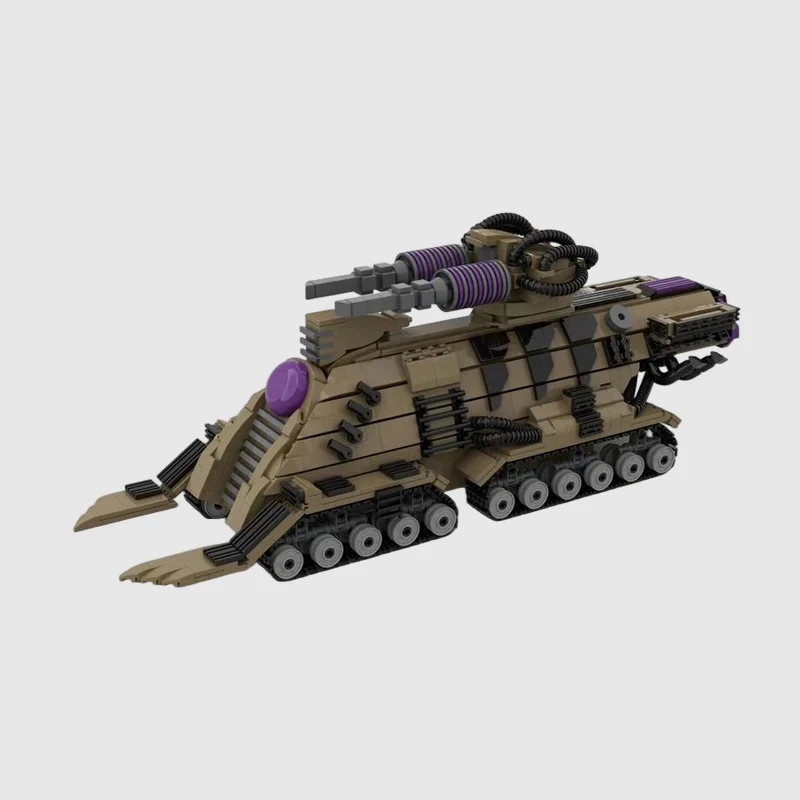 Military Fighting Vehicle Model MOC Building Bricks War Equipment Modular Technology Gifts Holiday Assemble Children Toys Suit